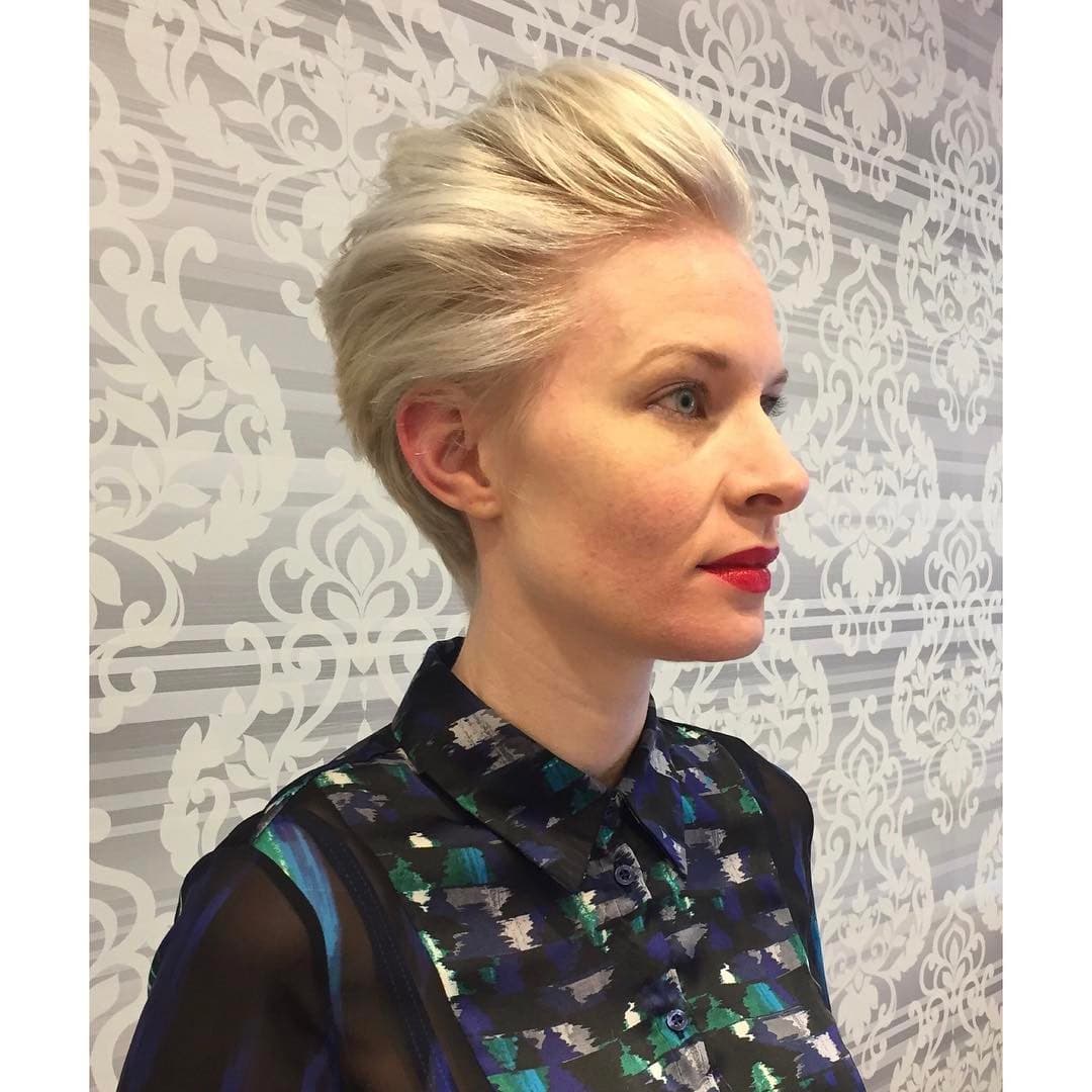 Precision women's cut at MC Hair Salon Upper East Side NYC