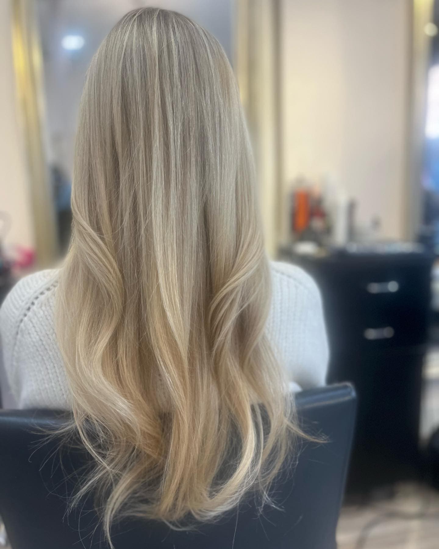 Balayage color transformation at MC Hair Salon Upper East Side